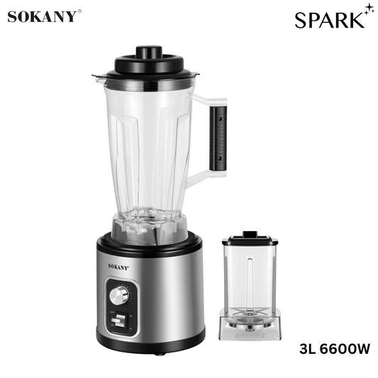 SOKANY 6600W Commercial Blender 3L