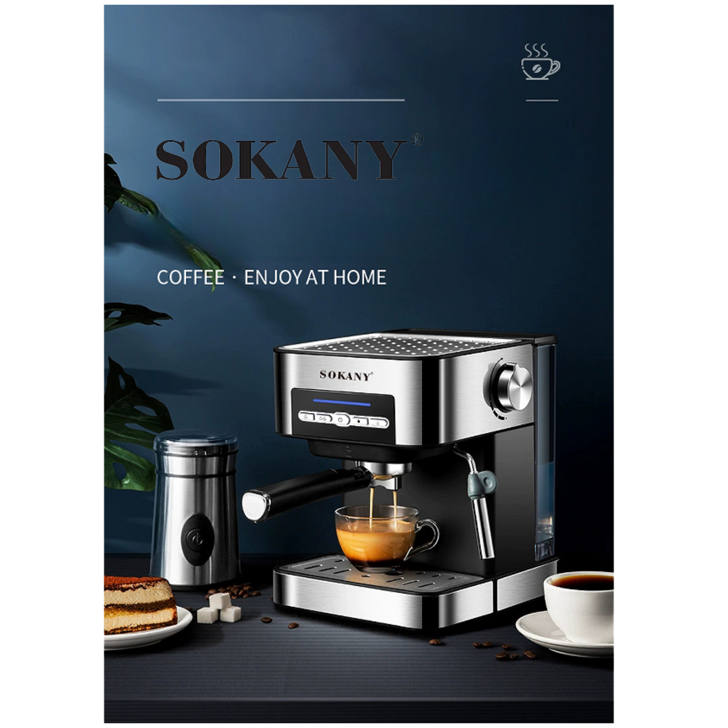 SOKANY 15Bar Espresso machine