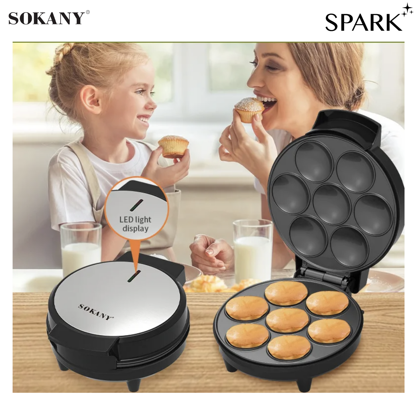 Sokany Cup cake Maker