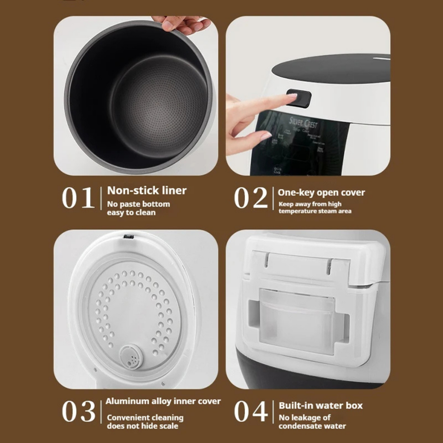 Silver Crest Smart Rice Cooker 6L