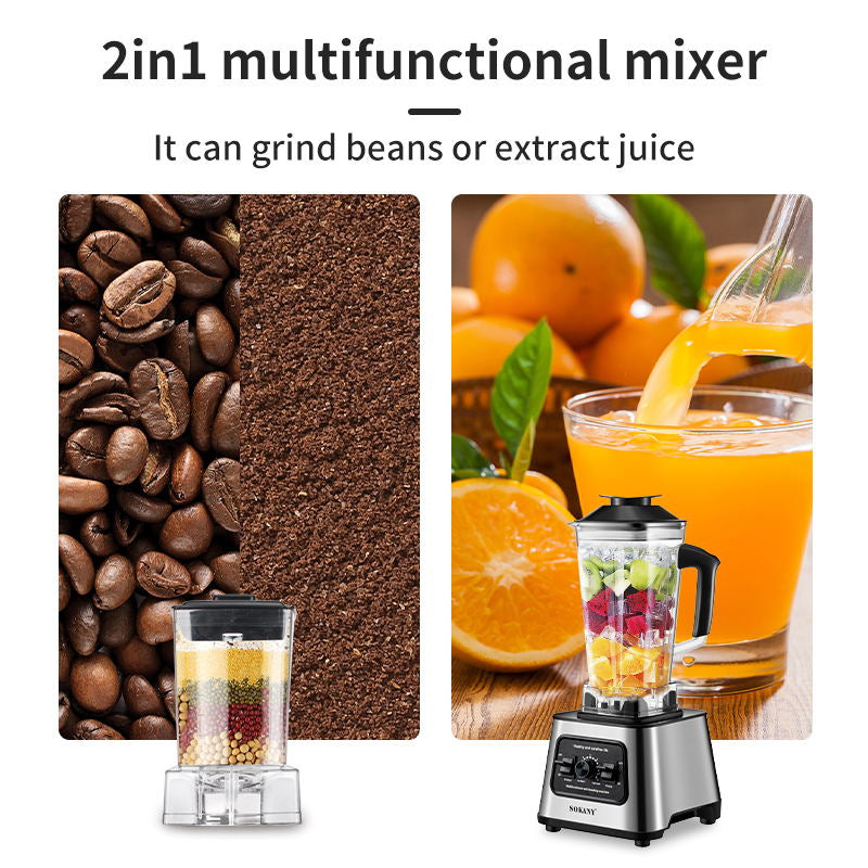SOKANY 6000W 2.5L Large Blender