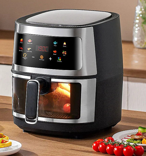 Silver Crest Air Fryer 8L + Window