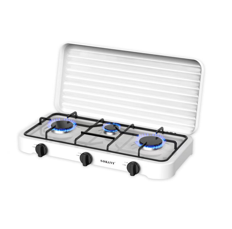 SOKANY Gas Cooker 3 Burner