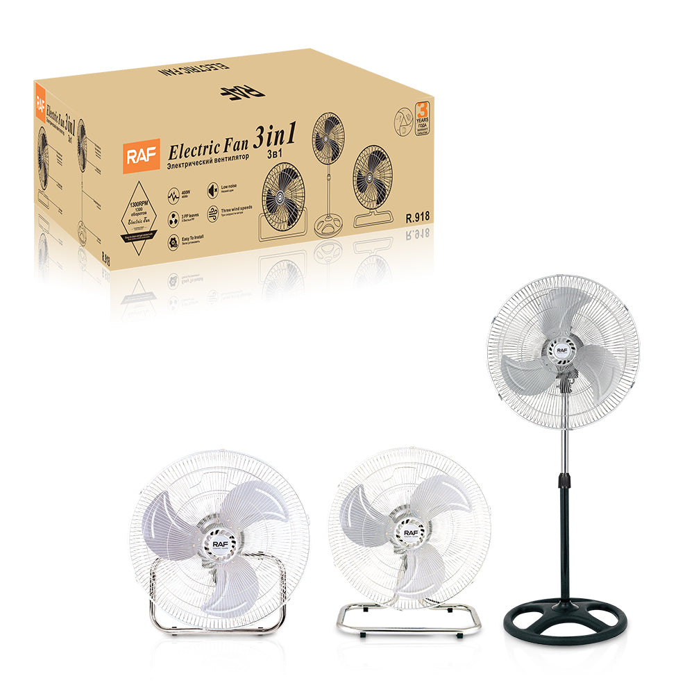 RAF 3 in 1 Portable Stand Fan