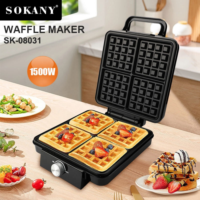 SOKANY Waffle Maker (4 Slice )