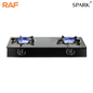 RAF Two-Burner Glass Top Gas Cooker