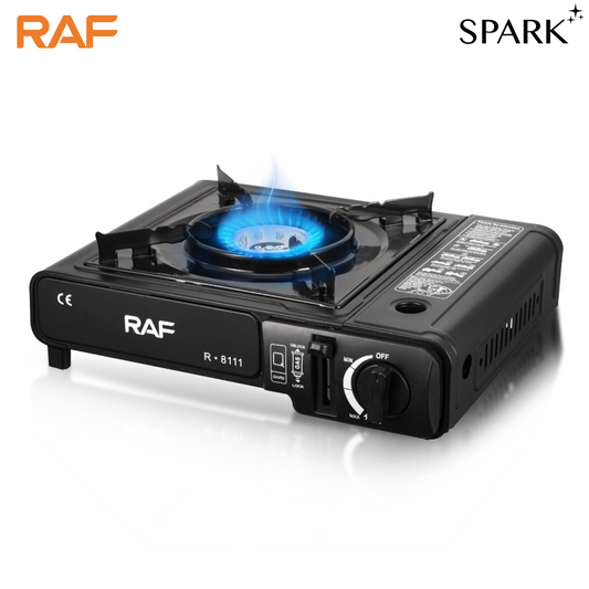 RAF Portable Camping Gas Stove with Carry Case