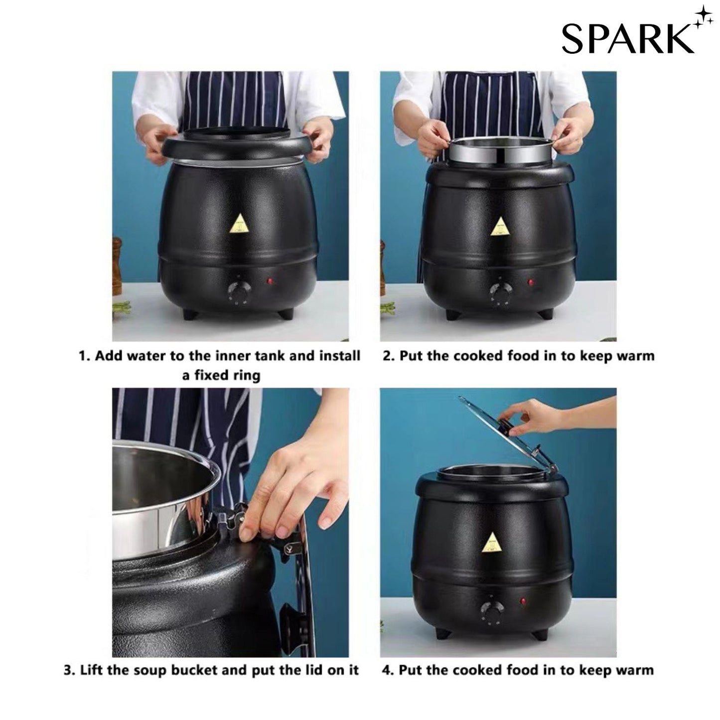 Commercial Soup Kettle 10L - Small