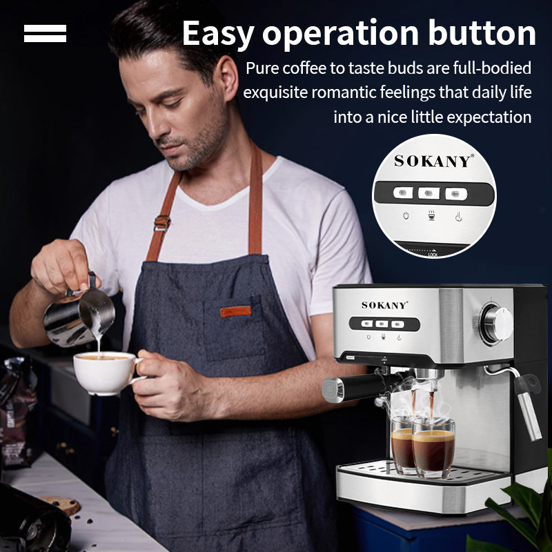 SOKANY 15 Bar espresso coffee machine